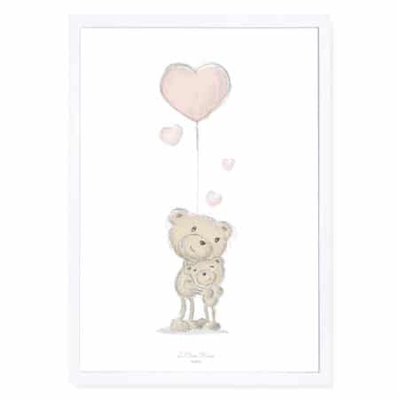 Tableau de naissance pour chambre de bébé - Marque française d'ours en peluche et vêtements bébé - Une collection de cadeau de naissance unique - L'Ours Kiwi