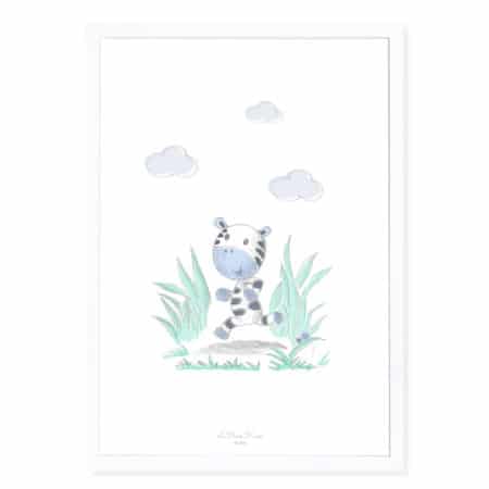 Tableau de naissance pour chambre de bébé - Marque française d'ours en peluche et vêtements bébé - Une collection de cadeau de naissance unique - L'Ours Kiwi