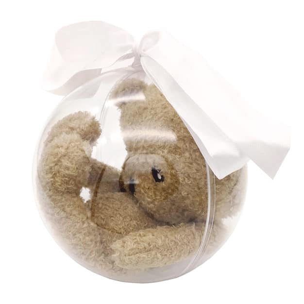 Ours en peluche dans bulle de naissance - Marque française d'ours en peluche et vêtements bébé - Une collection de cadeau de naissance unique - L'Ours Kiwi