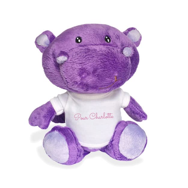 Peluche hippopotame - Marque française d'ours en peluche et vêtements bébé - Une collection de cadeau de naissance unique - L'Ours Kiwi