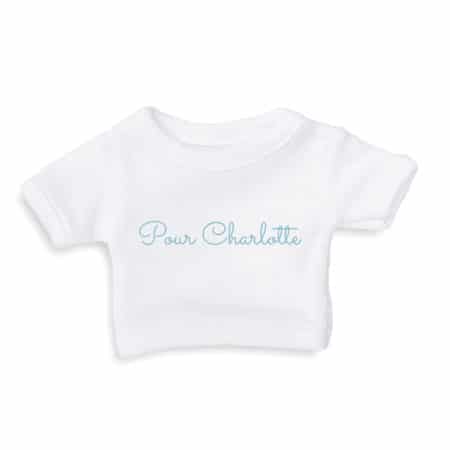 T-shirt personnalisé ours en peluche - Marque française d'ours en peluche et vêtements bébé - Une collection de cadeau de naissance unique - L'Ours Kiwi