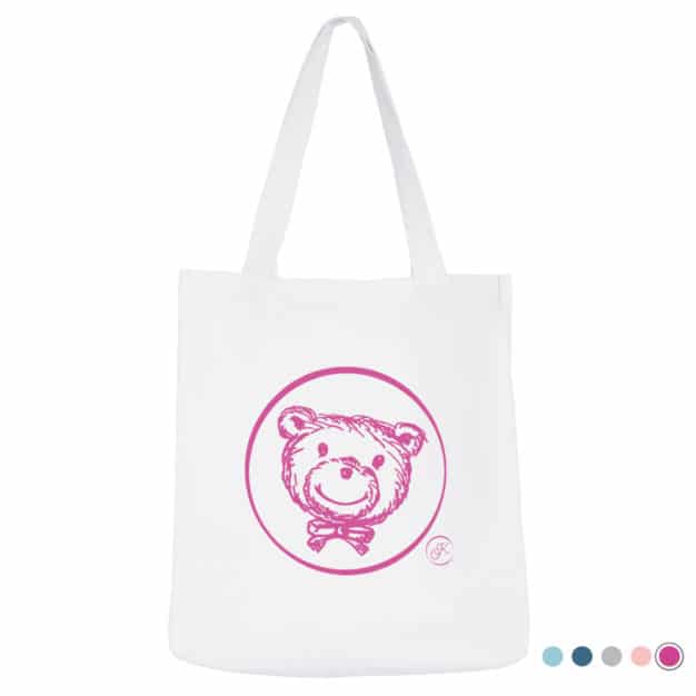 Tote bag naissance - Marque française d'ours en peluche et vêtements bébé - Une collection de cadeau de naissance unique - L'Ours Kiwi